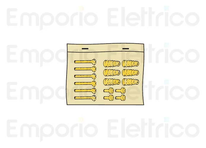 fadini spare part set of screws and springs for photocells for difo 33 33016