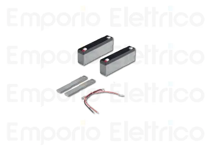 beninca kit of 2.1 Ah batteries with bracket and cable bt2.bat