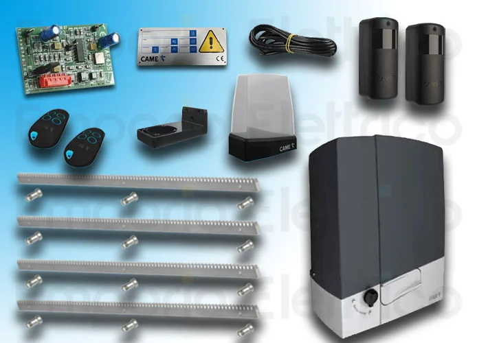 came kit automazione bxv plus 801ms-0580+4 mt cremagliera zincata emp8k01ms-057cremz