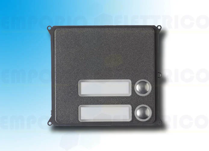 came bpt zamak front panel 2-button call module mtmf2pvr 60020660
