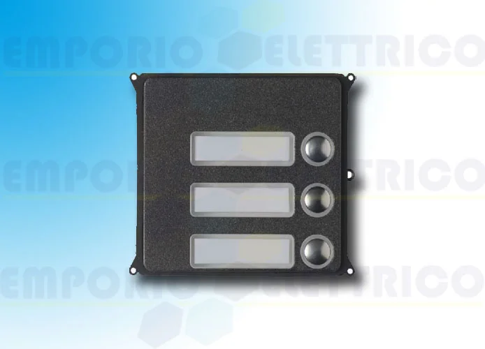 came bpt zamak front panel 3-button call module mtmf3pvr 60020670