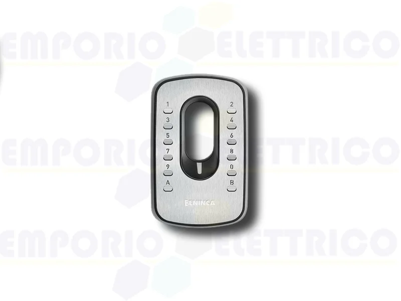 beninca wireless inox digital keypad triple coding ip54 iri.kpad inox 976002413