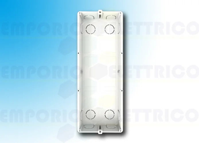 came bpt recessed installation box for external 3-module places mtm mtmsi3m 60020320 