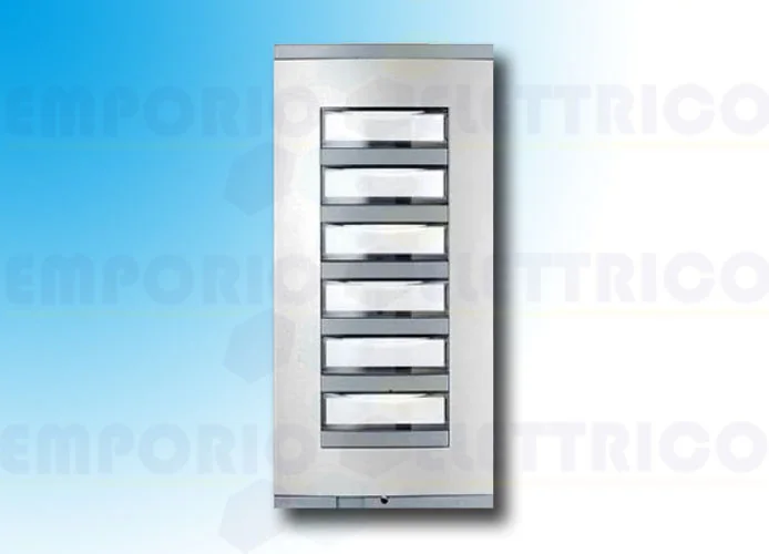 came bpt thangra series recessed push-button panel hpp/6 gh 60101500