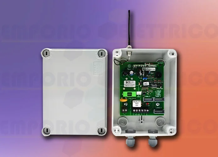 vds 4-channel outdoor receiver 433mhz rolling code 230v smr220c4 e001