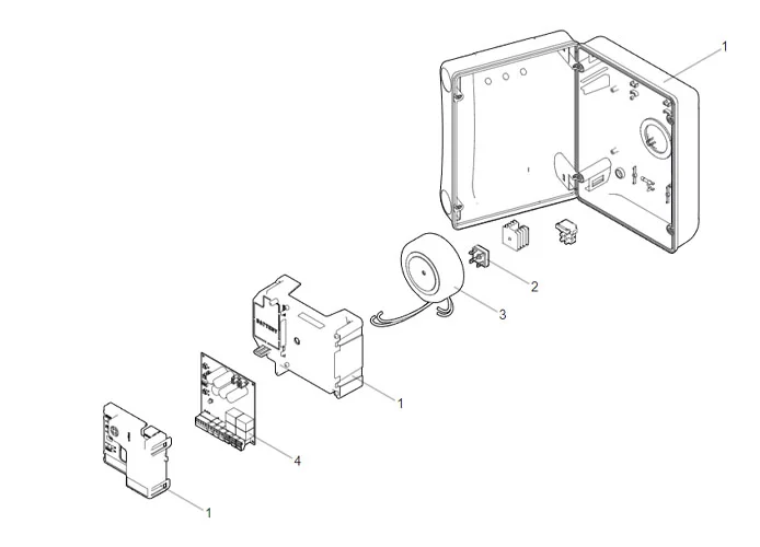 faac spare parts page for e024s