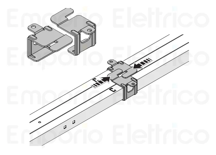 nice quick-mounting brackets for ceiling installation 6 pcs. sra1