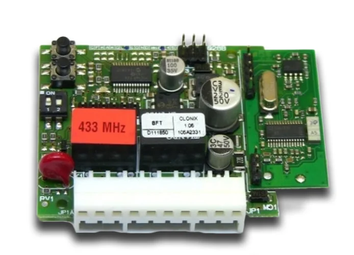bft 2-channel plug-in receiver 433 mhz clonix 2 2600152 d111662