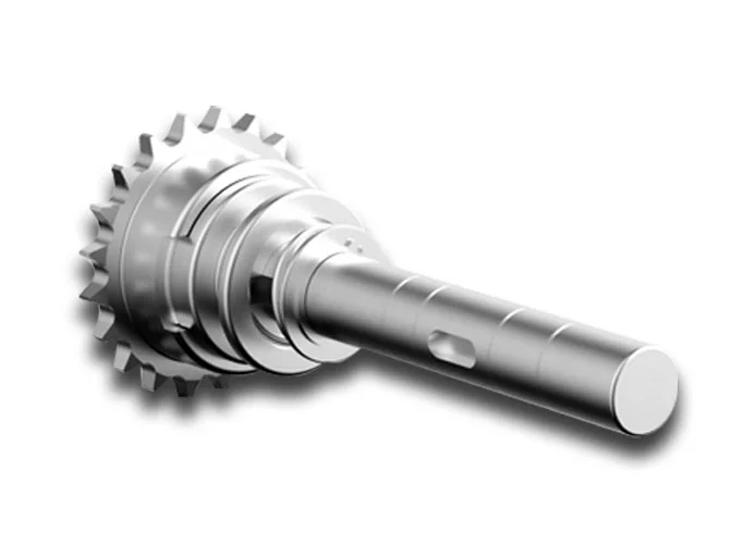 fadini 1/2’ z20 simple pinion with shaft and bearing 2056l