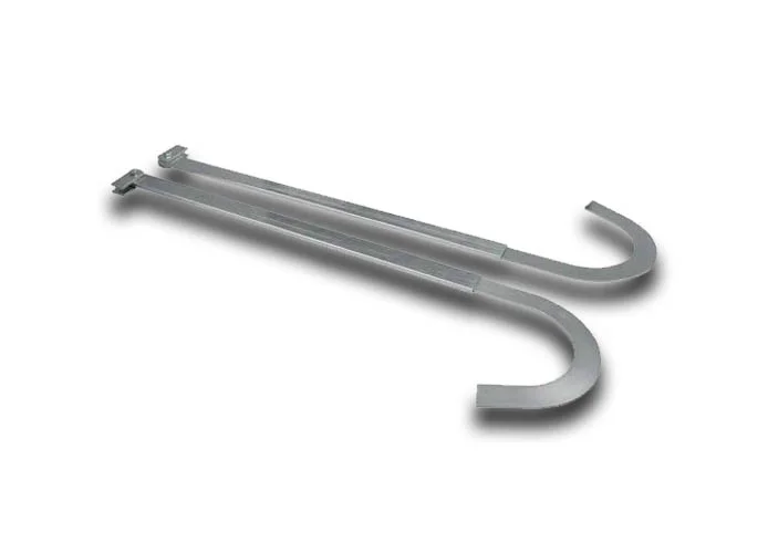 fadini pair of curved telescopic arms aproli 480 511l