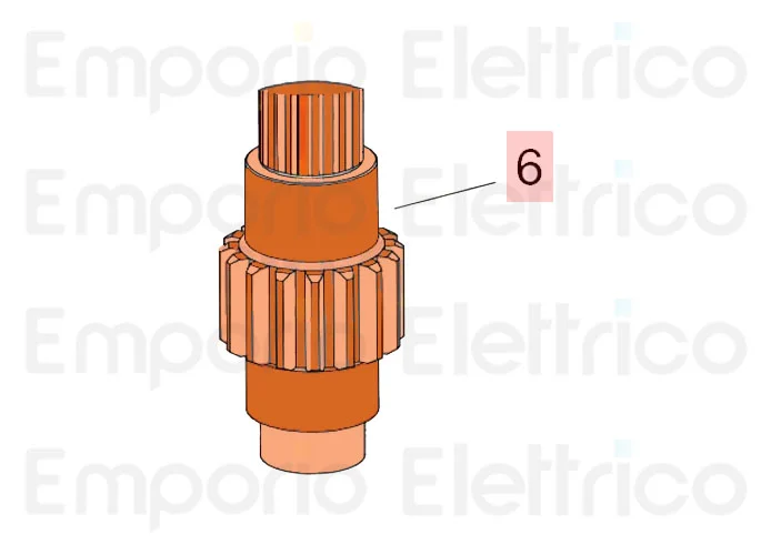 faac spare part jack pinion 760/2003 7192475