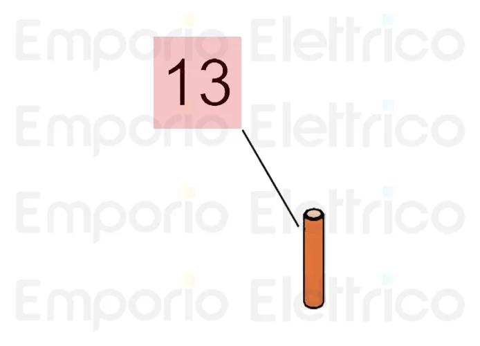 faac ricambio spina cil.8x45 ric.uni en22338 7061115