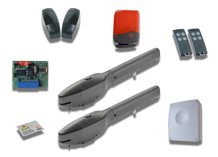 cardin kit per cancelli a battente con anta fino a 3m (250kg) 24v kt-blade324