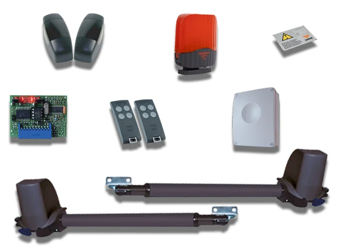 cardin kit for swing gates with leaf up to 2m (150kg) 24v kt-bltag