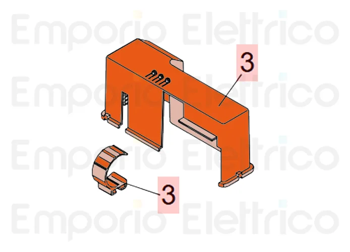 faac spare part 780d cover and condenser support 63003341