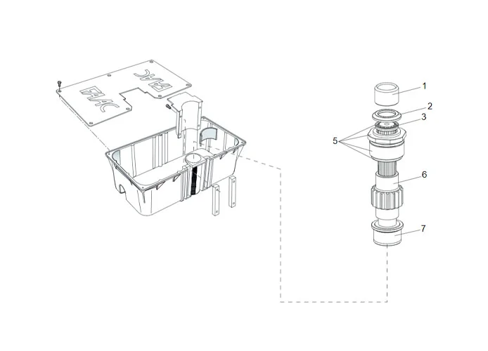 faac page spare parts for supporting box 760 cp