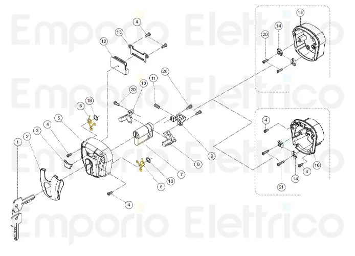 fadini ricambio 2pz molla di richiamo tastatore per chis-e 37 37206 2