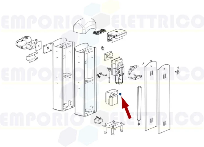 came spare part switch and fuse housing g3000 119rir446