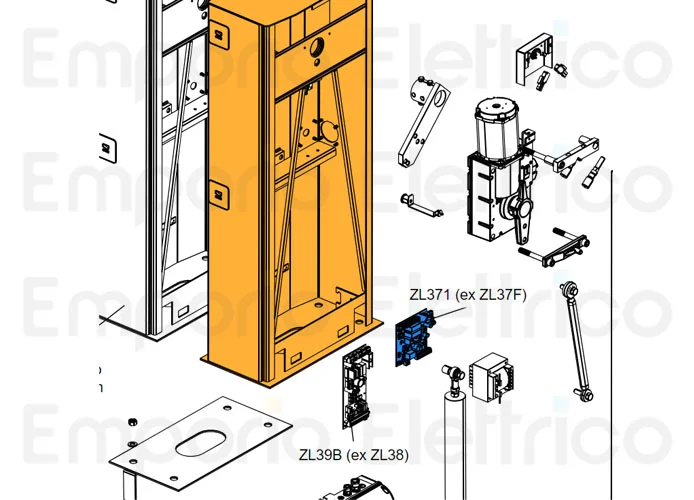 came spare part electronic board zl371 (ex 3199zl37f) 88003-0156