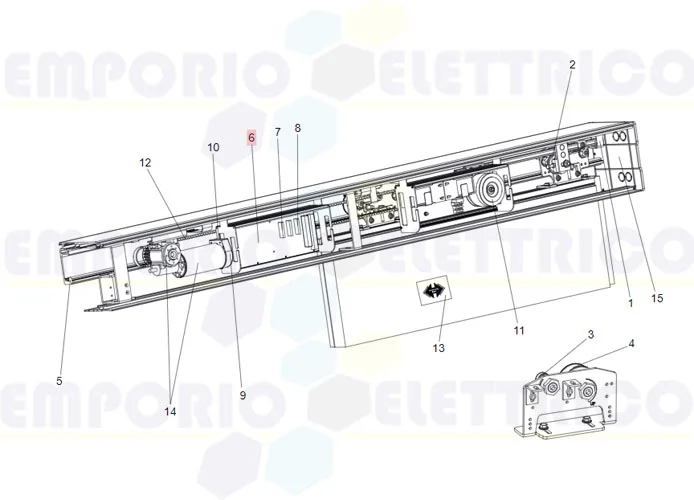 faac spare part control board 930 sf 7908265