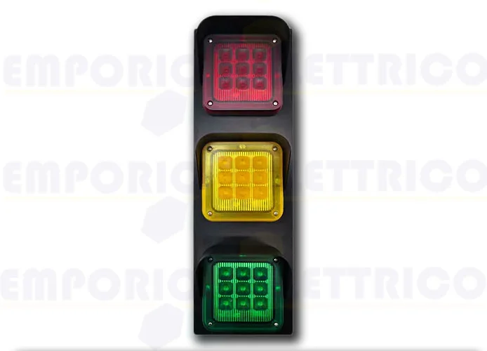 vds traffic light 3 lights red/yellow/green 12/24v sem-2 550/3025